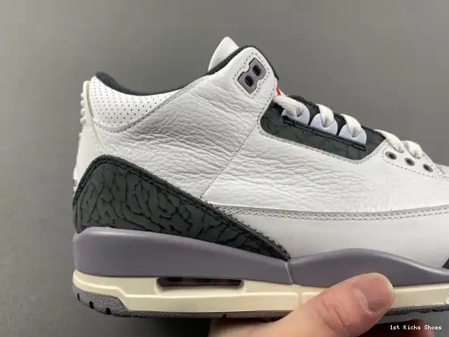 1st Kicks Shoes CT8532-106 Grey 3 Air Cement Jordan 0617